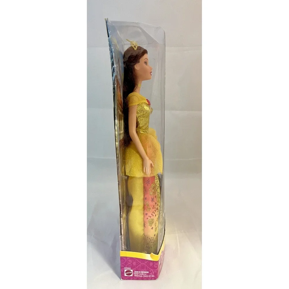 Disney Princess Sparkling Princess Belle Doll Mattel 2008 N5050 Beauty Beast New